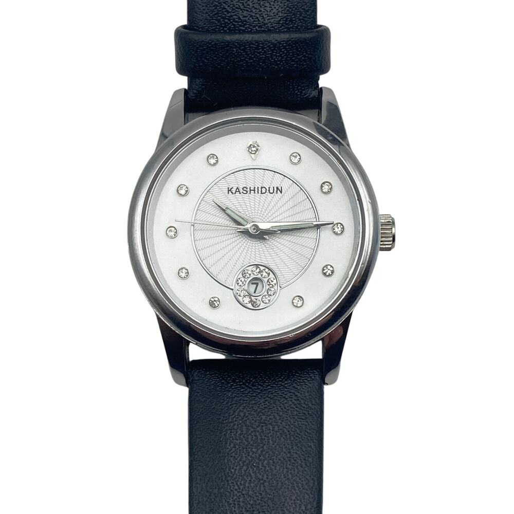 Women's Sapphire Crystal Watch 31mm - New Battery - WR 10ATM - Date -Adjustable